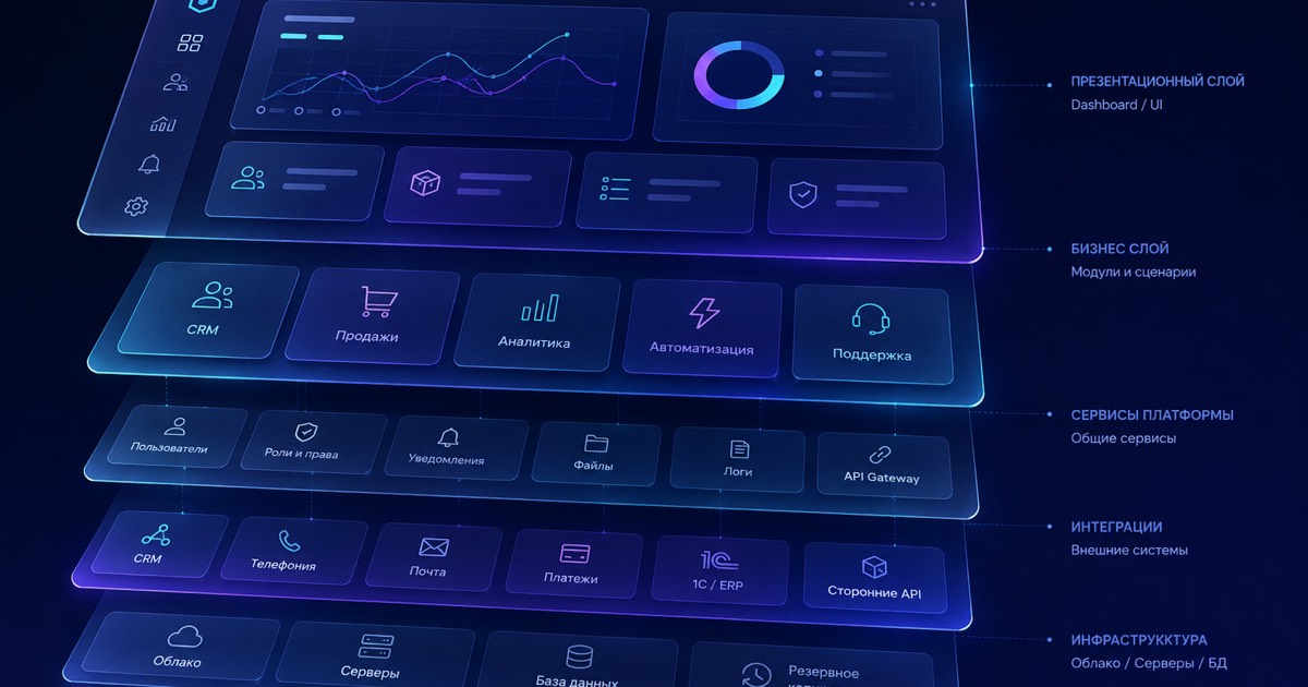 Разработка кастомных SaaS и внутренних платформ